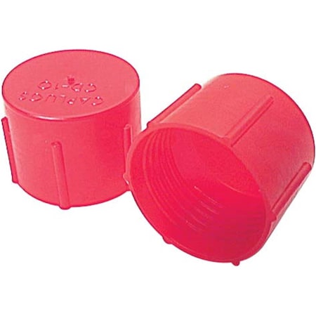 Allstar Performance Plastic -10 AN Caps; Red, 10PK ALL50805